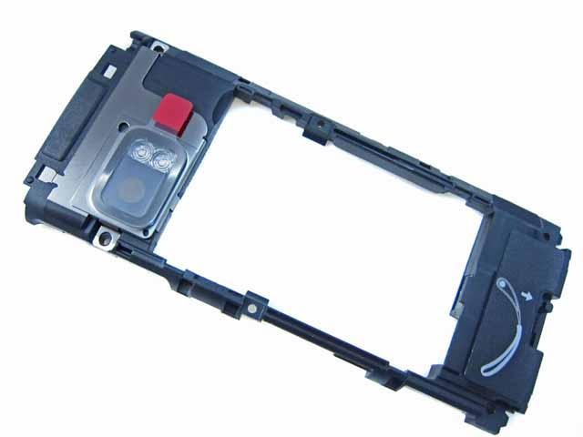 Nokia X6 - Middle Cover + Camera Lens 16GB, 32GB Black