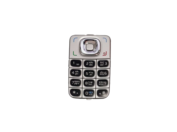 Nokia 6101 - Keypad Latin Vodafone Black / Silver