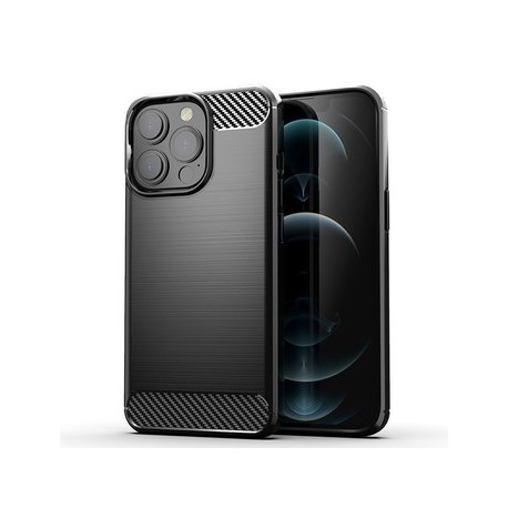 Samsung Galaxy A03 Testa Carbon Silicone Black