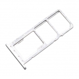 Βάση Κάρτας Sim & SD Samsung A037G Galaxy A03s Λευκό (Original)