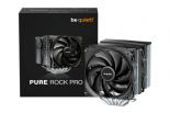 BEQUIET CPU AIR COOLER PURE ROCK PRO 3 BK041, 250W TDP, INTEL SOCKET LGA 1851/1700/1200/1150/1151/1155, AMD AM4/AM5, DUAL 120MM PWM FAN, 3YW.