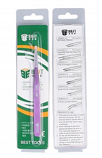 BEST Τσιμπίδα BST-10C, Stainless Steel, ESD, Ίσια BST-10C