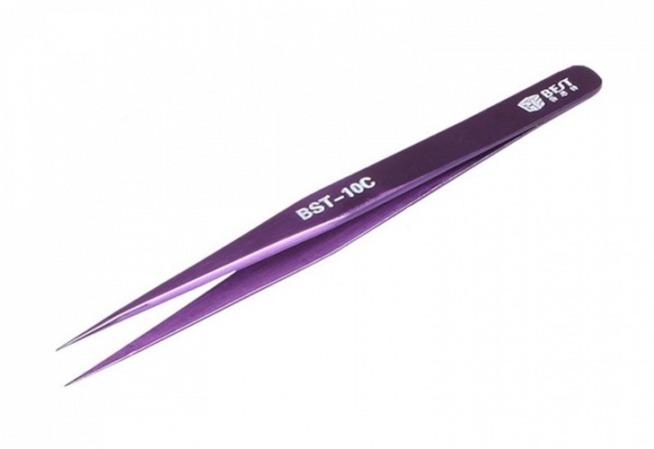 BEST Τσιμπίδα BST-10C, Stainless Steel, ESD, Ίσια BST-10C
