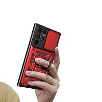Bodycell Armor Slide Cover Case iPhone 13 Mini Red