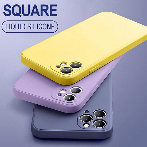 Bodycell Square Liquid Silicon Case Xiaomi Redmi A1/A2 Light Violet