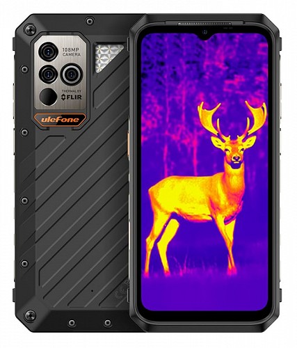 ULEFONE smartphone Power Armor 18T Ultra, 6.58, 12/512GB, 5G, 9600mAh, IP68/IP69K, μαύρο ARMOR18TU-BK