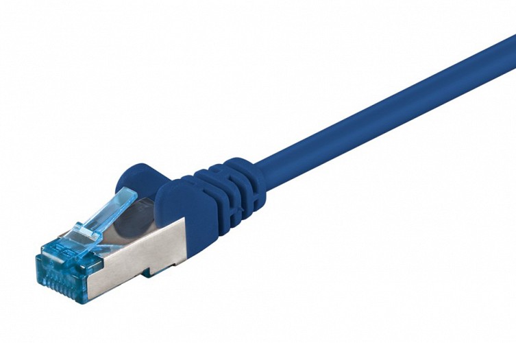 GOOBAY καλώδιο δικτύου 95599, CAT 6A S/FTP (PiMF), Copper, 1.5m, μπλε 95599