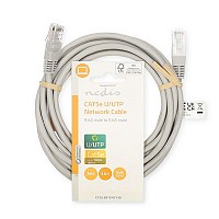 Καλώδιο δικτύου CAT 5e, U/UTP, 3.00m σε γκρι χρώμα NEDIS CCGL85101GY30