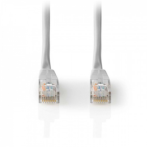 Καλώδιο δικτύου CAT 5e, U/UTP, 3.00m σε γκρι χρώμα NEDIS CCGL85101GY30