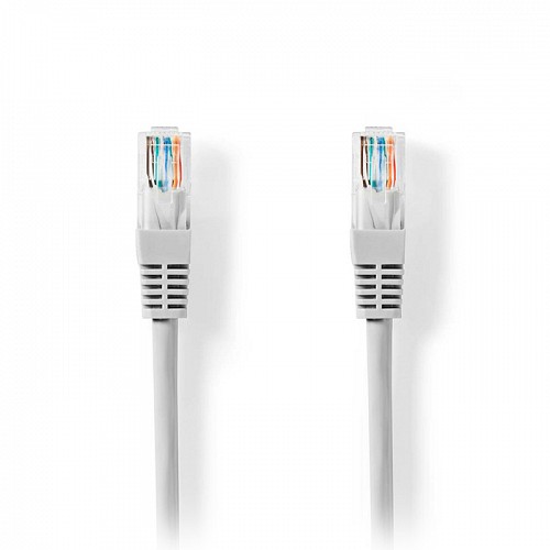 Καλώδιο δικτύου CAT 5e, U/UTP, 3.00m σε γκρι χρώμα NEDIS CCGL85101GY30
