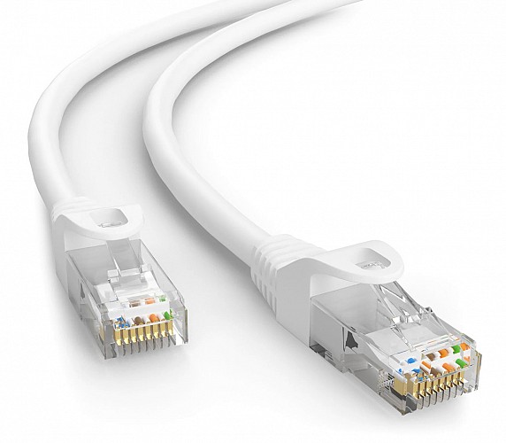 POWERTECH καλώδιο δικτύου CAB-N383, Cat 6 U/UTP, CCA, 250Hz, 7.5m, λευκό CAB-N383