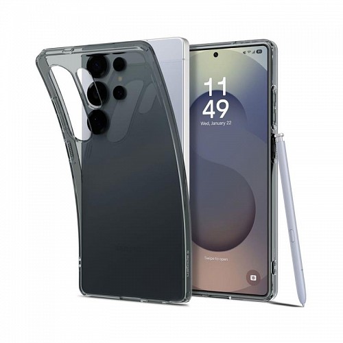 Θήκη TPU Spigen Liquid Crystal Samsung Galaxy S25 Ultra 5G Διάφανο-Γκρι