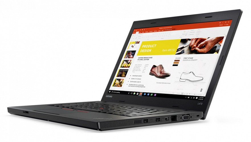 LENOVO Laptop ThinkPad L470, Refurbished Grade B, i5-6200U, 8/256GB SSD, 14, Cam, HD Graphics 520, FreeDOS L-4622-GB