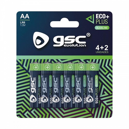 Μπαταρία Alkaline GSC EcoPlus AA LR06 (6 τεμ.)