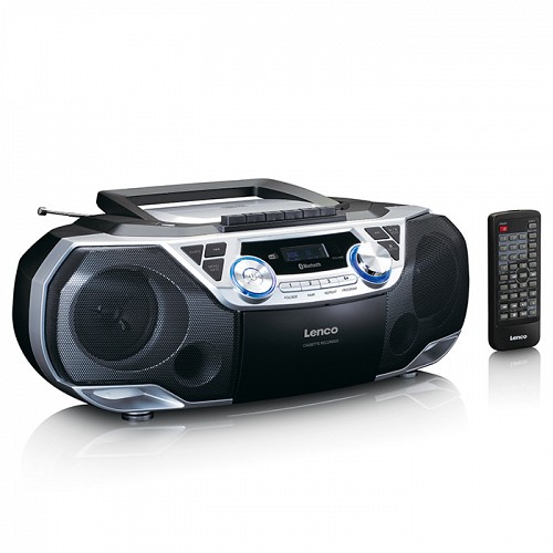 Φορητό ραδιόφωνο DAB+/FM με Bluetooth, CD, κασέτα και USB LENCO SCD-720SI