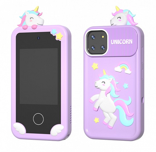 WOWKIDS παιδικό smartphone με κάμερα P1 Plus, 2.8 οθόνη αφής, μωβ WOW-P1PLUS-PR