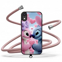 Xiaomi Poco C40  - CrossBody Strap Θήκη με Universal Λουράκι Κινητού και σχέδιο Love
