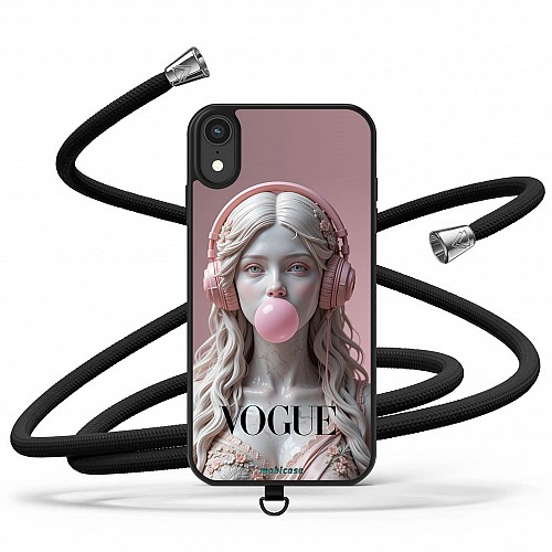 Samsung A165F Galaxy A16 4G / A166B Galaxy A16 5G - CrossBody Strap Θήκη με Universal Λουράκι Κινητού και σχέδιο Buble