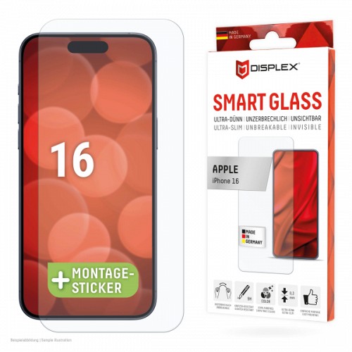DISPLEX SMART GLASS 2D EASY-ON IPHONE 16