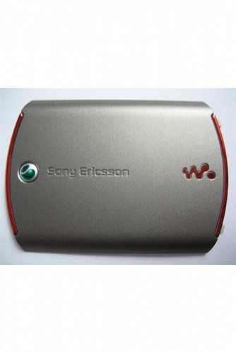 Sony Ericsson W395 Akkudeckel Battery Cover Back Grey