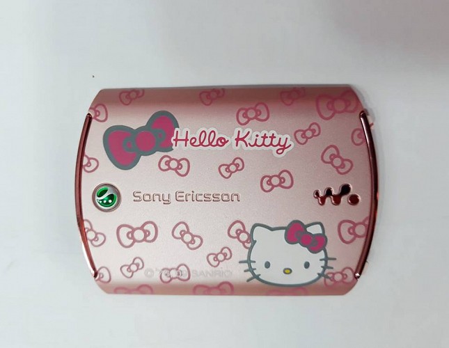 Sony Ericsson W395 Battery Cover Hello Kitty