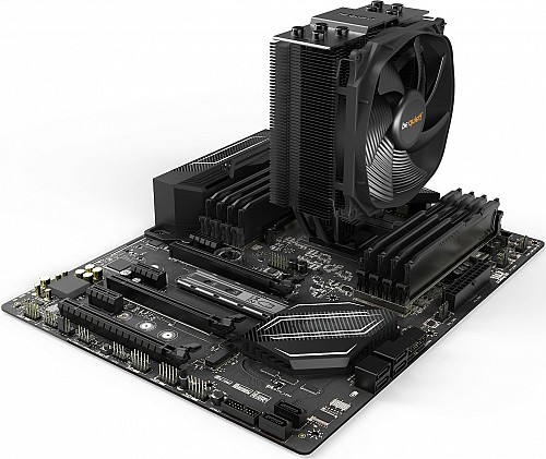 BEQUIET CPU AIR COOLER DARK ROCK SLIM BK024, 180W TDP, INTEL LGA 1851/ 1700/ 1200/ 2066/ 1150/ 1151/ 1155/ 2011(-3) Square ILM, AMD AM5/AM4, 3YW.
