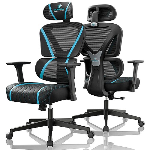 Gaming Καρέκλα - Eureka Ergonomic® ERK-GC06-BU-V1