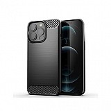 Samsung Galaxy A03 Testa Carbon Silicone Black