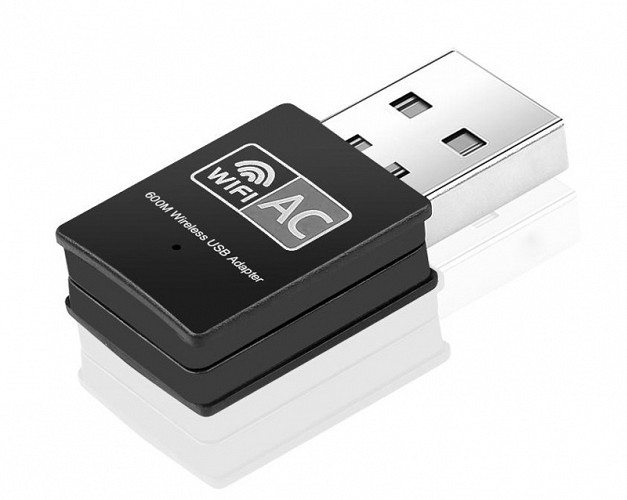 POWERTECH ασύρματος USB αντάπτορας δικτύου PT-1041, 600Mbps, 2.4/5GHz PT-1041