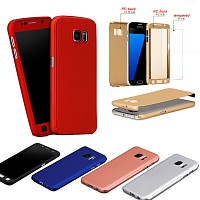 360 Full Cover & Temp.Glass Samsung J6 18 Red