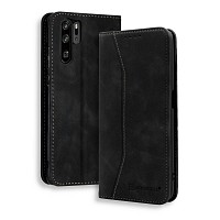Bodycell Book Case Pu Leather Huawei P30 Pro Black