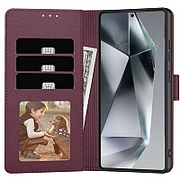 TECH-PROTECT WALLET BOOK CASE SAMSUNG A56 5G mulberry