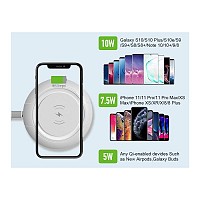 Ασύρματος Φορτιστής Devia EA242 V3 15W για Smartphones Allen Μαύρο
