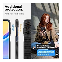 Θήκη Soft TPU Spigen Liquid Air Samsung A155F Galaxy A15/ A156B Galaxy A15 5G Μαύρο