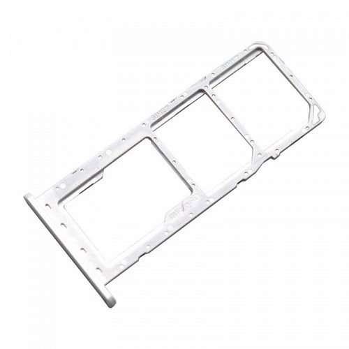 Βάση Κάρτας Sim & SD Samsung A037G Galaxy A03s Λευκό (Original)