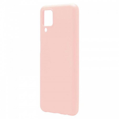Θήκη Liquid Silicon inos Samsung A125F Galaxy A12/ A127F Galaxy A12 Nacho/ M127F Galaxy M12 L-Cover Σομόν