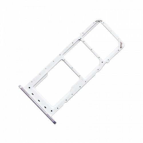 Βάση Κάρτας Sim & SD Samsung A145R Galaxy A14 Ασημί (Original)