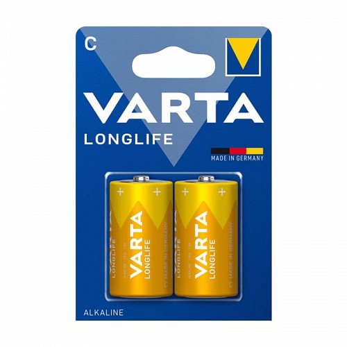 Μπαταρία Alkaline Varta Longlife C LR14 (2 τεμ.)