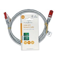 Καλώδιο δικτύου CAT 6, U/UTP, 1.00m σε γκρι χρώμα NEDIS CCGL85200GY10